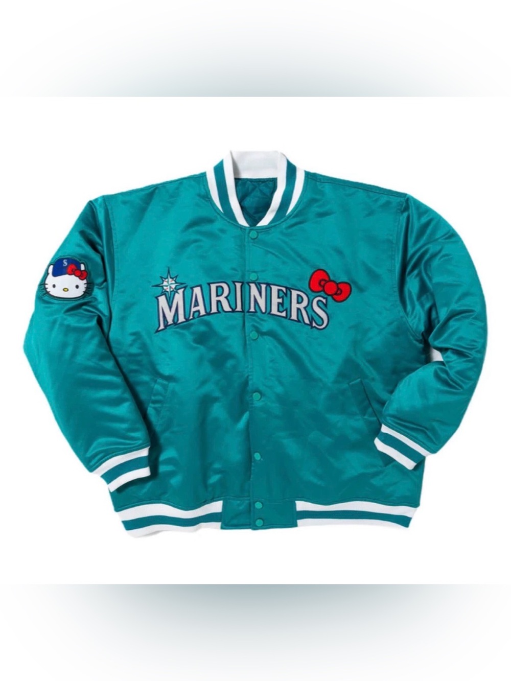 2026 Seattle Mariners Hello Kitty Jacket SGA 9/8 (Adult Size: M) - IN HAND